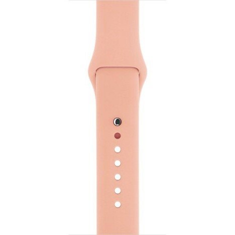 Curea iUni compatibila cu Apple Watch 1/2/3/4/5/6/7, 42mm, Silicon, Vintage Rose